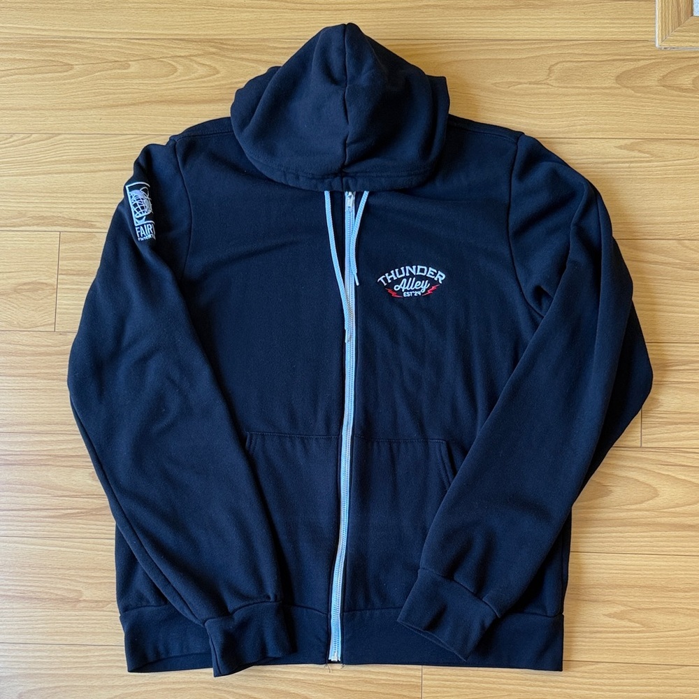 Thunder Alley Mandalorian and Grogu Crew Black Hoodie 2024